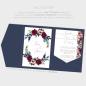 Preview: Backing-Card "Merlot und Navy" 11x16